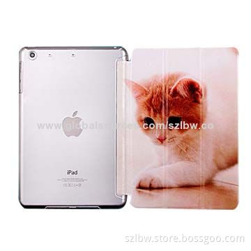 Luxury Flip Leather Case for iPad Mini;3D Painting Technology, Top Quality for Your Choice